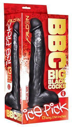 BBC Big Black Cock Icepick Dildo 12.75"