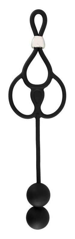 Rebel Triple Ball/Cock Ring Anal Beads