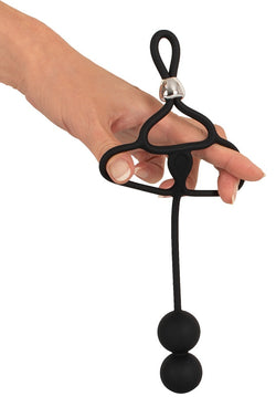 Rebel Triple Ball/Cock Ring Anal Beads