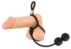 Rebel Triple Ball/Cock Ring Anal Beads