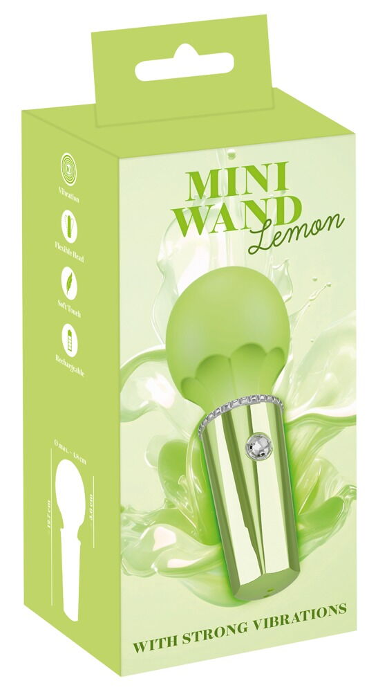 Orion Mini Wand Vibrator Lemon