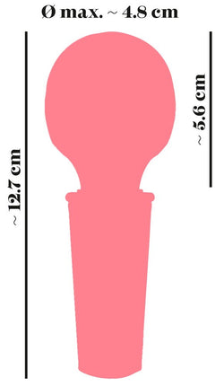 Orion Mini Wand Vibrator Berry