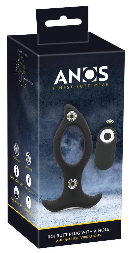 Anos RC Butt Plug with Hole