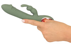 Orion Slim Rabbit Olive Vibrator