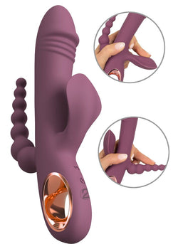 Orion Slim Triple Plum Vibrator