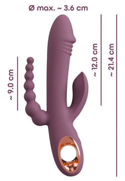 Orion Slim Triple Plum Vibrator