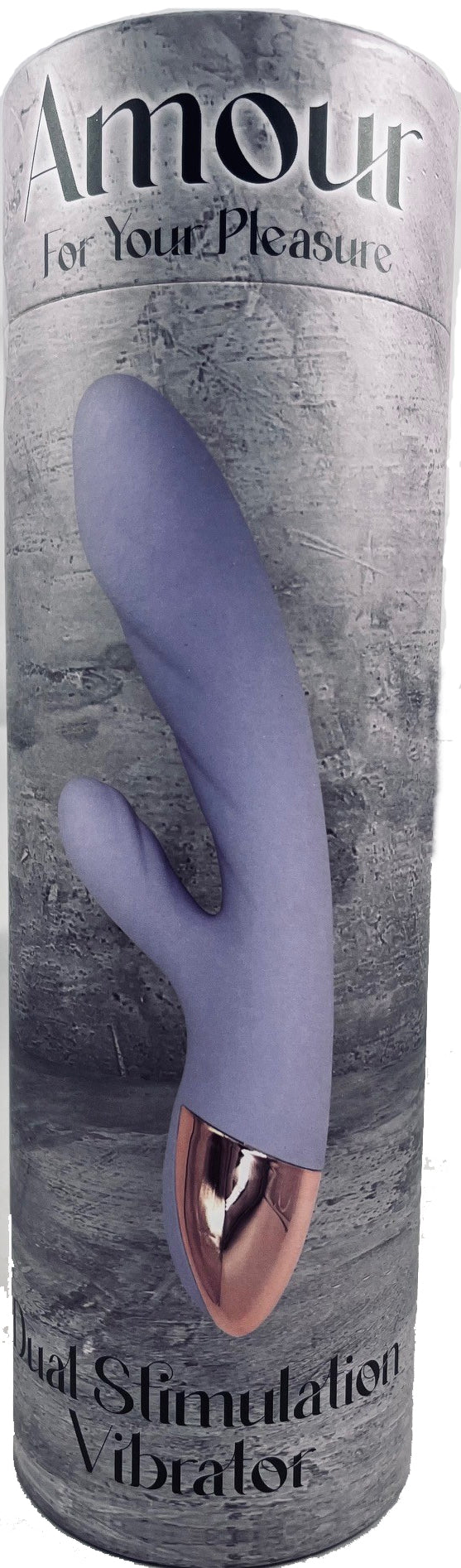 Amour Dual Stim Warming Vibrator Lilac