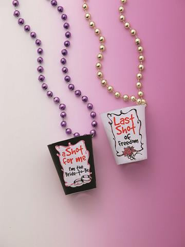 Bead Chain with Shot Glass