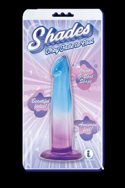 Shades G-Spot Dildo Blue Purple 6.25"