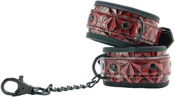 Ouch! Luxury Ankle Cuffs Burgundy