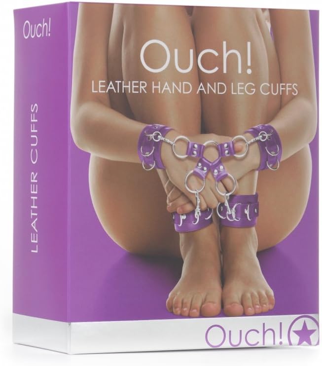 Ouch! Hand and Leg Cuffs Purple