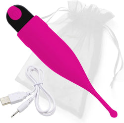 OMG's VibraPulse Rechargeable Travel Vibrator Pink