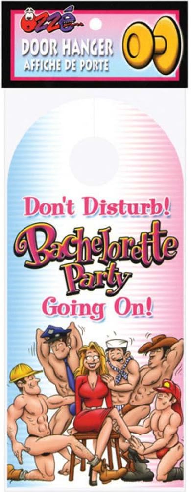 Don't Disturb! Bachelorette Party Door Hanger