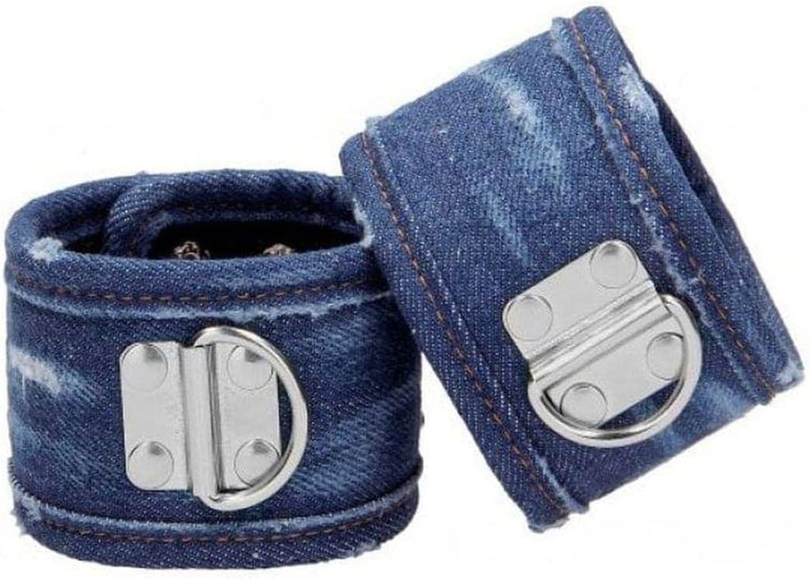 Ouch! Denim Handcuffs Blue