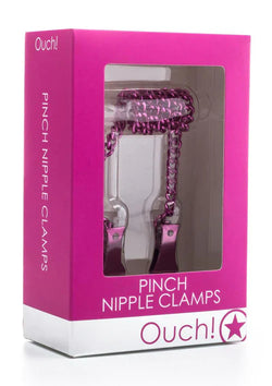 Ouch! Pinch Nipple Clamps Pink