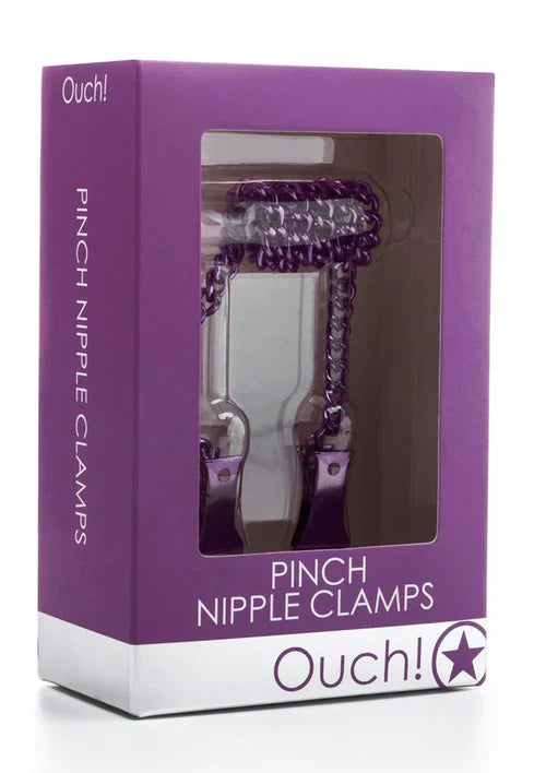 Ouch! Pinch Nipple Clamps Purple