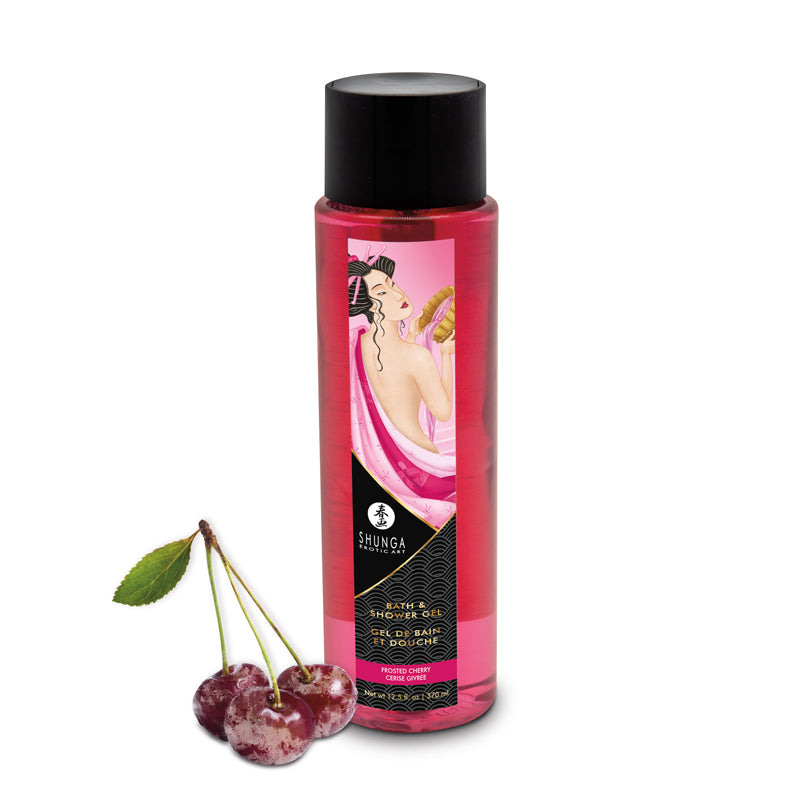 Shunga Bath & Shower Gel Frosted Cherry 370ml