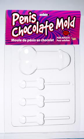 Penis Chocolate Mold 3 Pieces