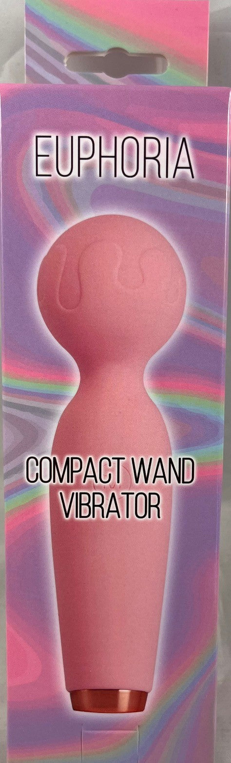 Euphoria Compact Wand Vibrator Pink