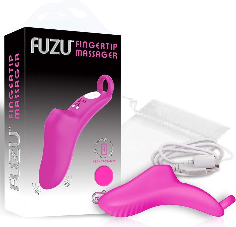 Fuzu Rechargeable Fingertip Massager Pink