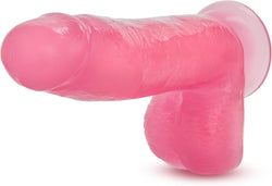 Glow Dicks The Rave Glow Dildo Pink 6.75"