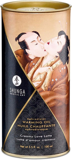 Shunga Aphrodisiac Warming Oil Latte 100ml