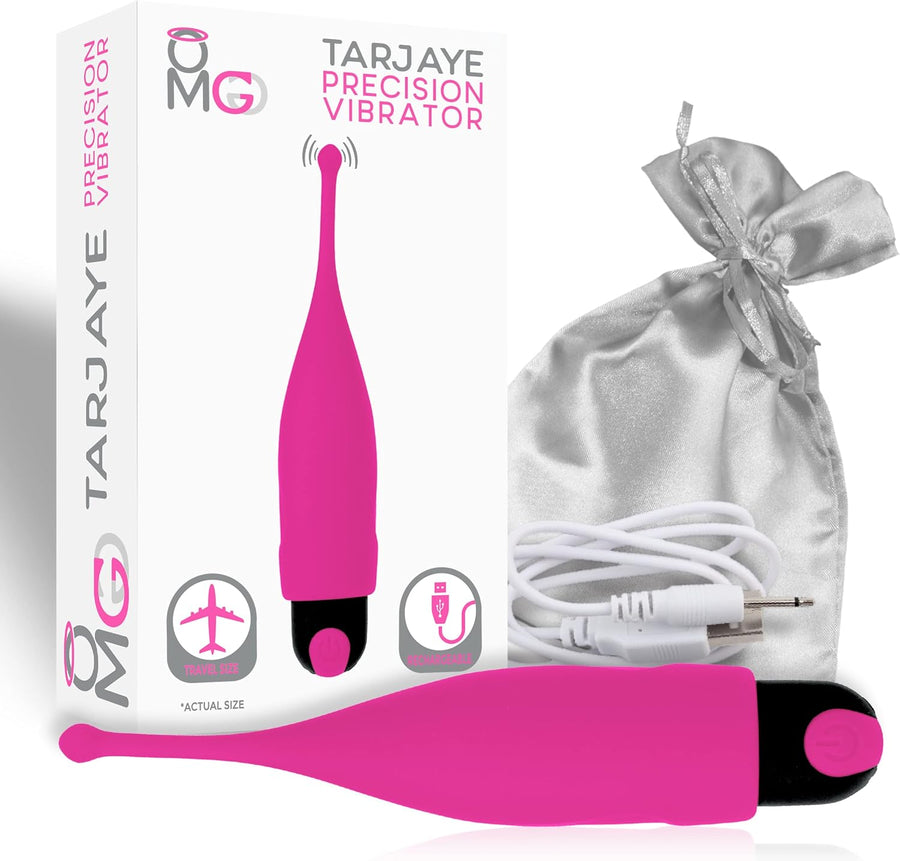 OMG's VibraPulse Rechargeable Travel Vibrator Pink