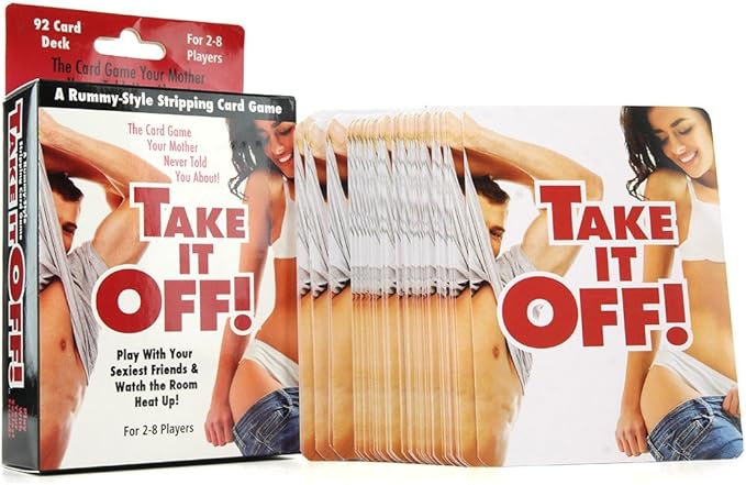 Take It Off Stripping Card Game