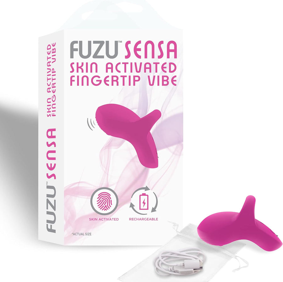 Fuzu Sensa Skin-Activated Fingertip Massager Pink