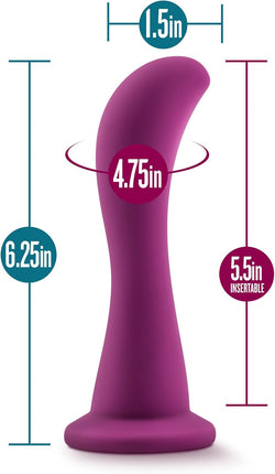 Temptasia Bellatrix G-Spot Dildo Plum 6.25"