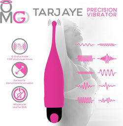OMG's VibraPulse Rechargeable Travel Vibrator Pink