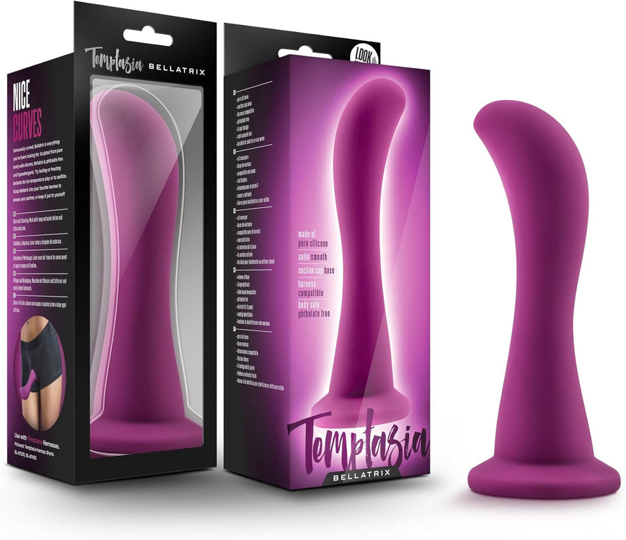 Temptasia Bellatrix G-Spot Dildo Plum 6.25"