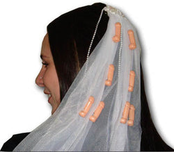 Bachelorette Pecker Hair Clip Veil
