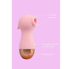 Euphoria Air Pulse Vibrator Pink