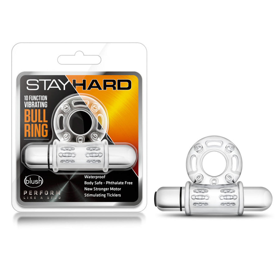Stay Hard 10-Function Vibrating Bull Ring