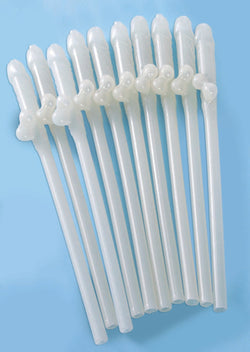 Glow in the Dark Penis Straws