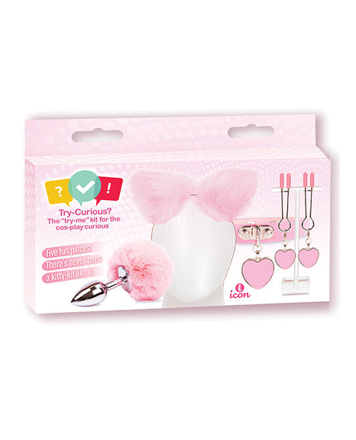 Try-Curious Kitty Kit Pink 5-Piece Set