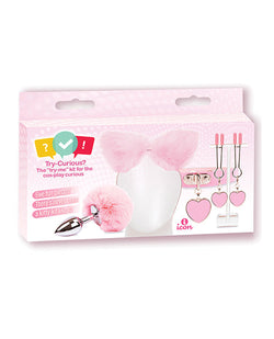 Try-Curious Kitty Kit Pink 5-Piece Set