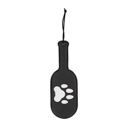 Puppy Play Paw Paddle Black White