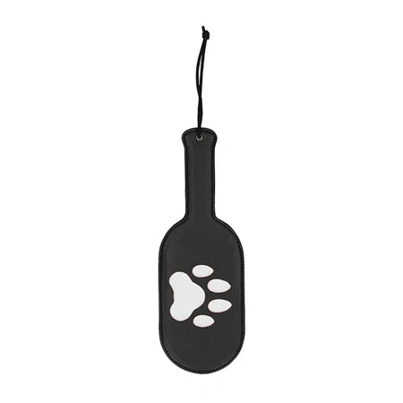 Puppy Play Paw Paddle Black White