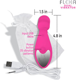 Doctor Love's Flexa Dual Silicone Vibrator Pink