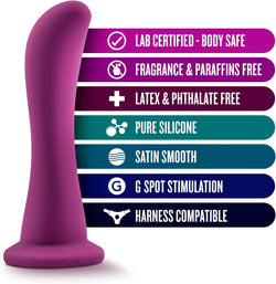 Temptasia Bellatrix G-Spot Dildo Plum 6.25"