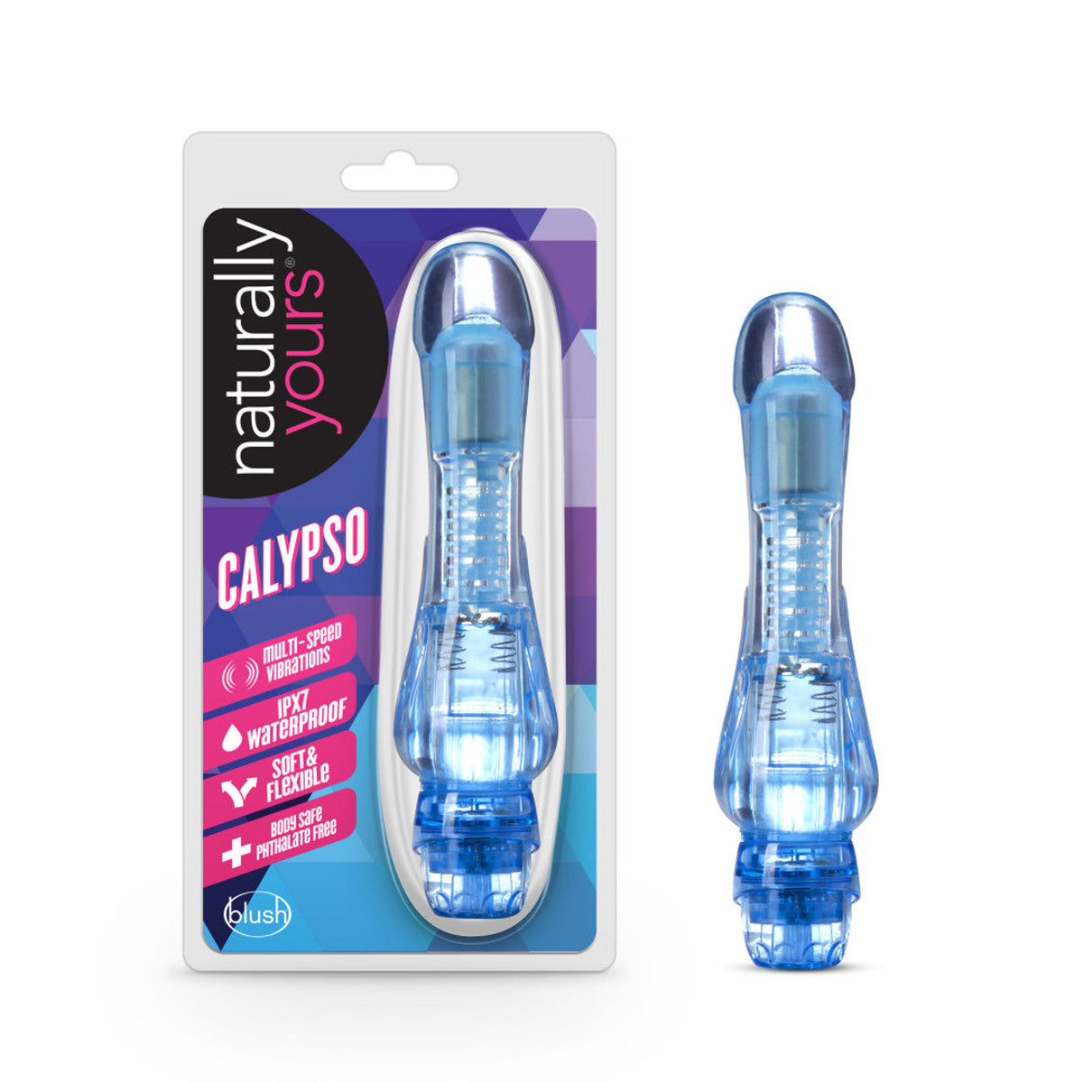 Naturally Yours Calypso Vibrator Blue