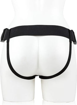 RealRock Hollow Strap-On Balls Black