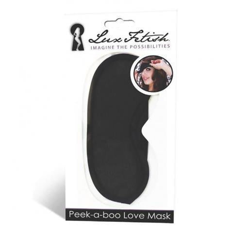 Peek-a-boo Love Mask Black