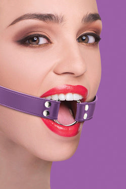 Ouch! Purple Ring Mouth Gag