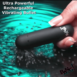 21X Vibrating Bullet with Remote - Black