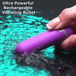 21X Vibrating Bullet with Remote - Purple