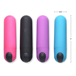 21X Vibrating Bullet with Remote - Pink