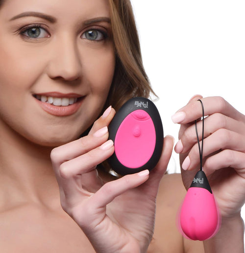10X Pink Vibrating Egg with Remote